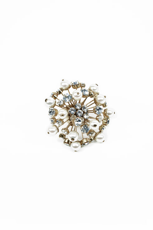 ADDICTED2 - Anello AURORA con le perle e cristalli
