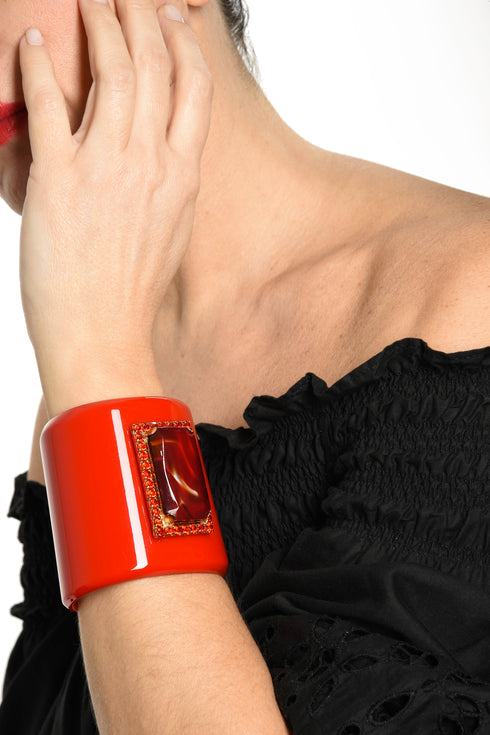 ADDICTED2 - MIA bracelet in red resin