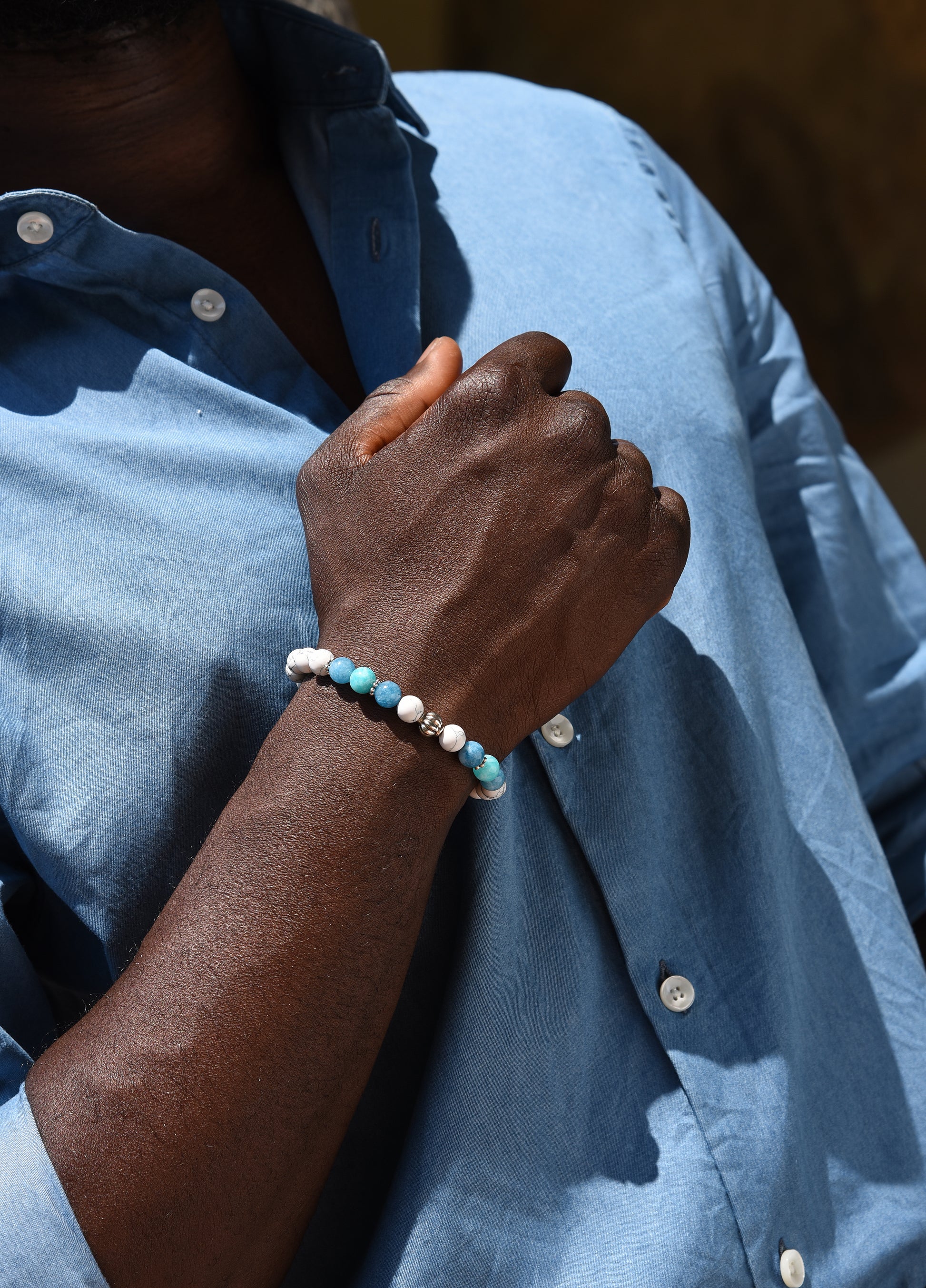 Acquista alta qualità ADDICTED2 - Bracciale ZEN con pietre tonde e argento 925 - ADDICTEDTWO
