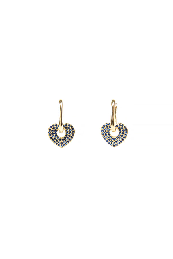 ADDICTED2 - Gold plated blue DANAE earrings