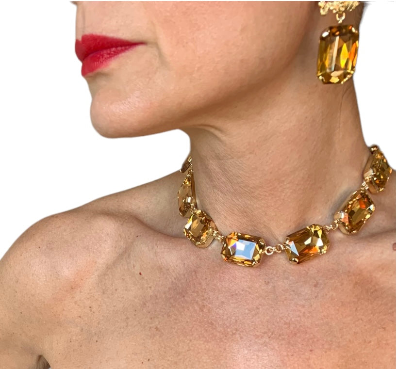 Acquista alta qualità ADDICTED2 - Collana PAX con Swarovski color oro - ADDICTEDTWO