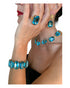 ADDICTED2 - CELESTE ring with aqua blue Swarovski
