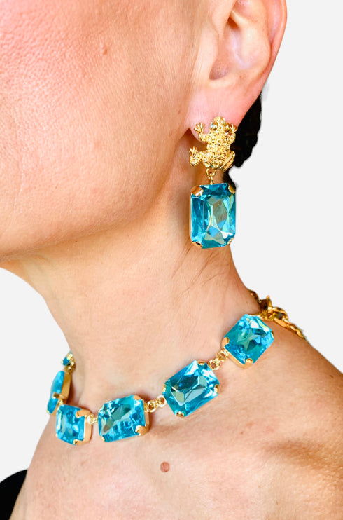 ADDICTED2 - Light blue water ARMONIA earrings