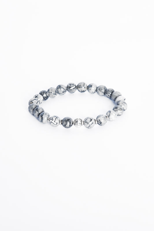 Acquista alta qualità ADDICTED2 - Bracciale ANDRASTE con pietre tonde e argento 925 - ADDICTEDTWO