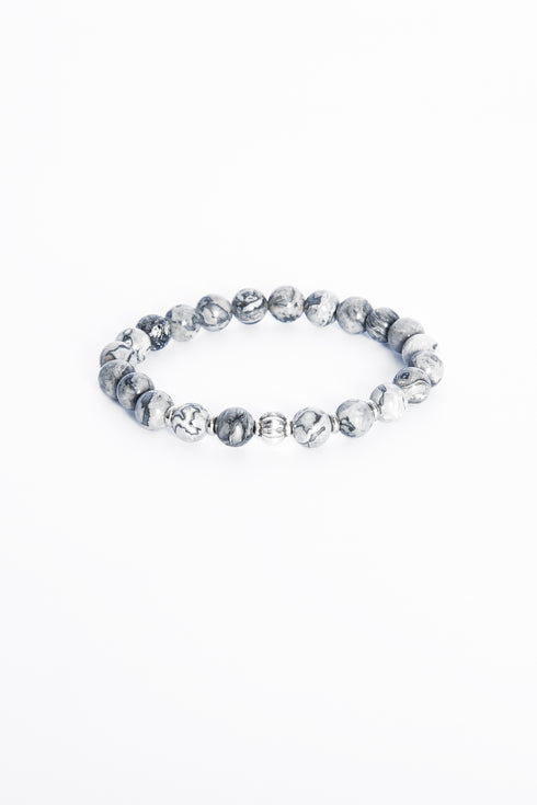 ADDICTED2 - ANDRASTE bracelet with round stones and 925 silver