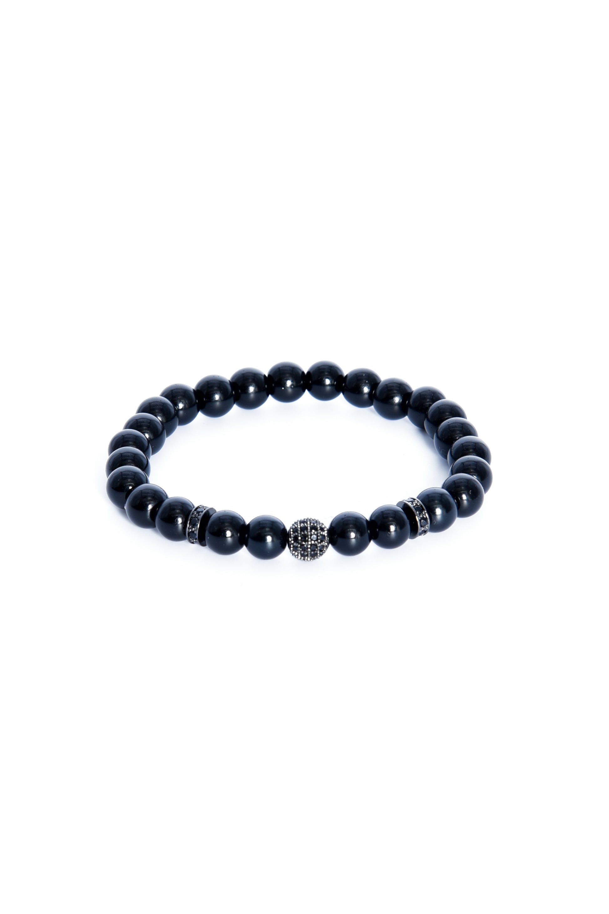 Acquista alta qualità ADDICTED2 - Bracciale BALANCE in onice nero con zirconi - ADDICTEDTWO