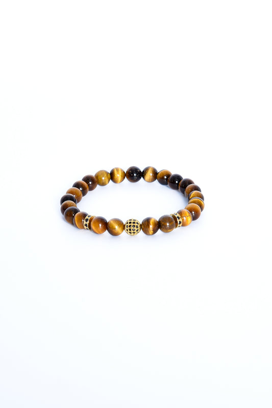 Acquista alta qualità ADDICTED2 - Bracciale COURAGE occhio di tigre con zirconi - ADDICTEDTWO